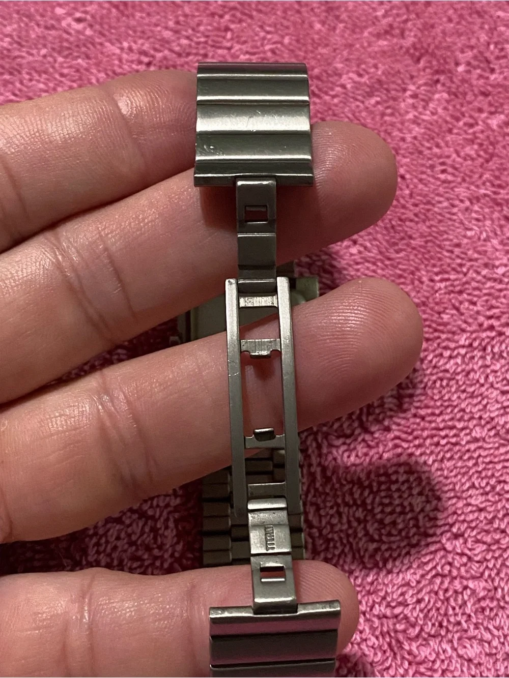 Titanium Square Black Dial Watch